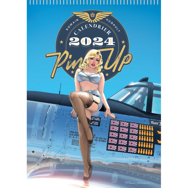 RH-CALPU24 - CALENDRIER - ROMAIN HUGAULT PIN-UP 2024