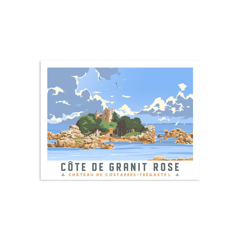 OD129 - Côte de granit rose - Château de Costaèrès - Trégastel