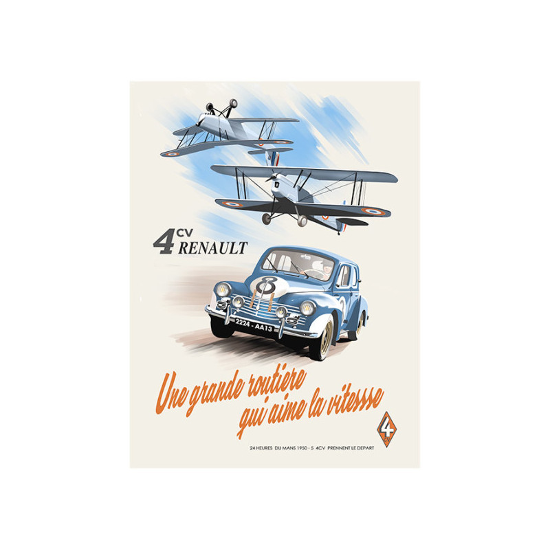 OD134 - 4CV Renault - Une grande routière qui aime la vitesse