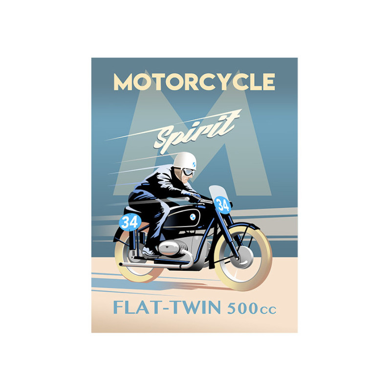 Motorcycle spirit  Flat-Twin 500 cc