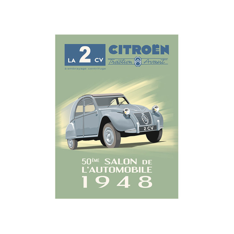 OD136 - CV Citroën - 50ème salon de l'automobile - 1948