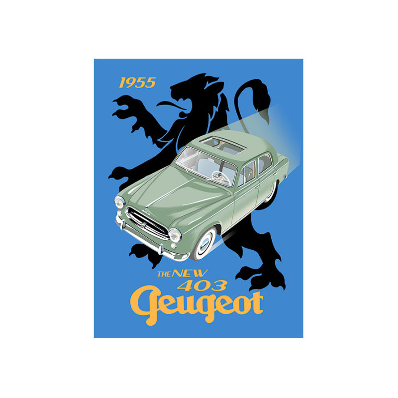 The New 403 Peugeot - 1955