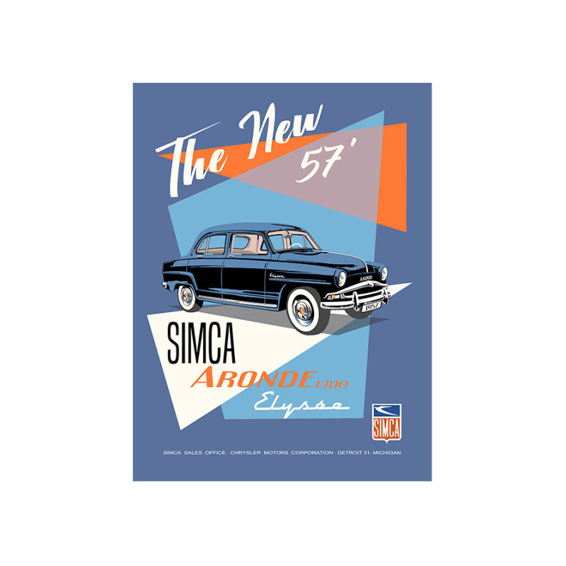 OD139 - The New Simca Aronde 1300 - Elysée - 1957