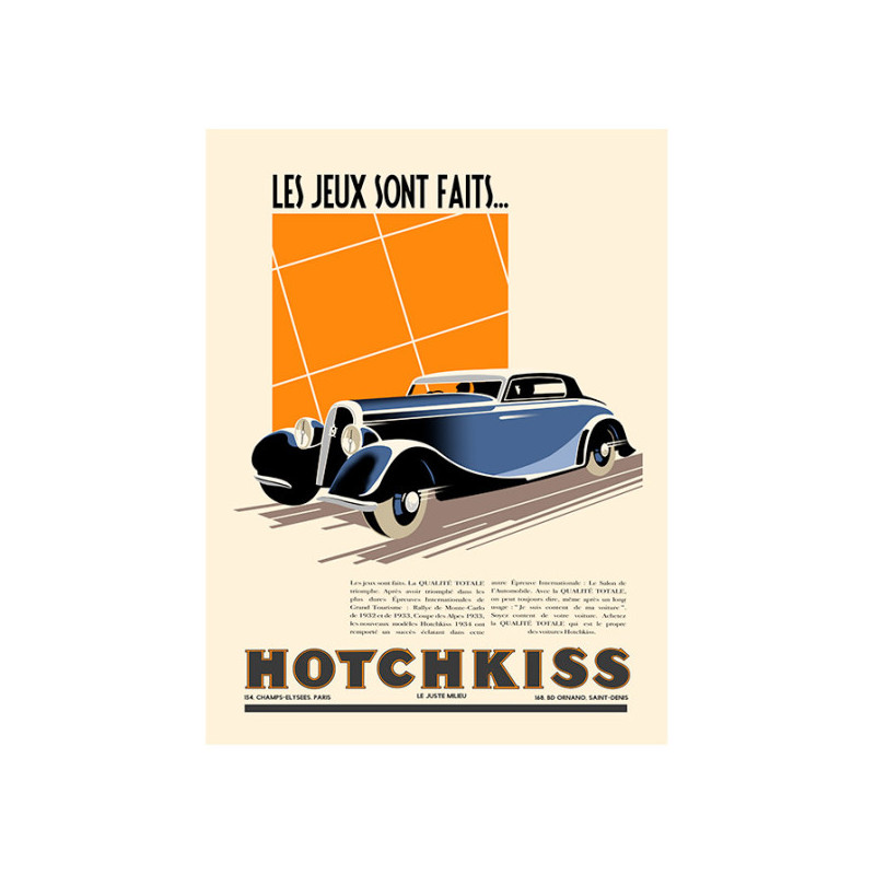 Les jeux sont faits... Hotchkiss