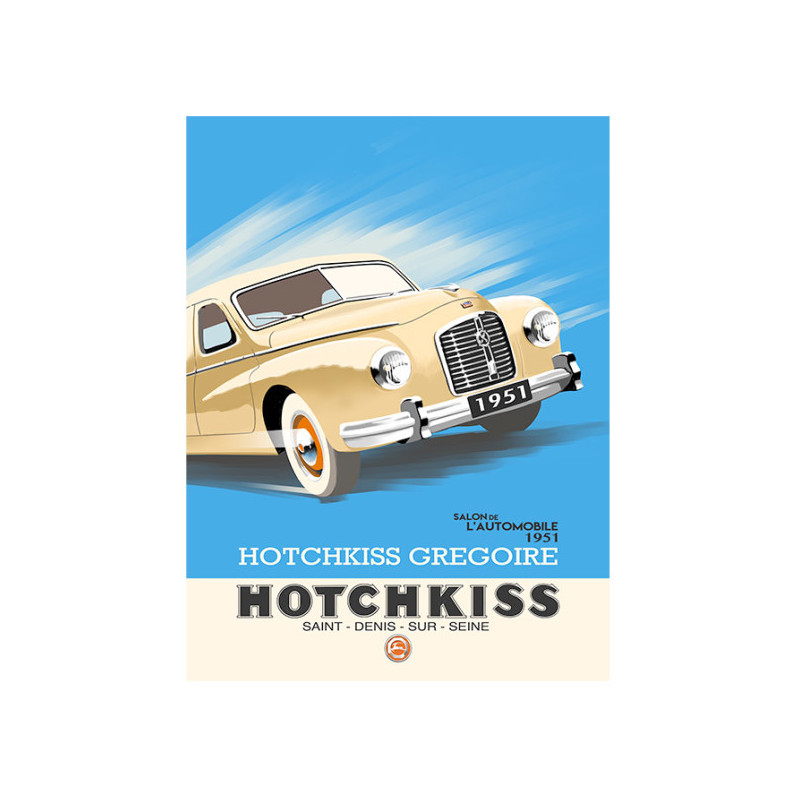 OD151 - Hotchkiss Grégoire - Salon de l'automobile 1951