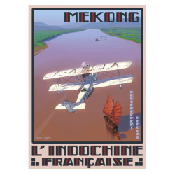 Affiche Mékong -...