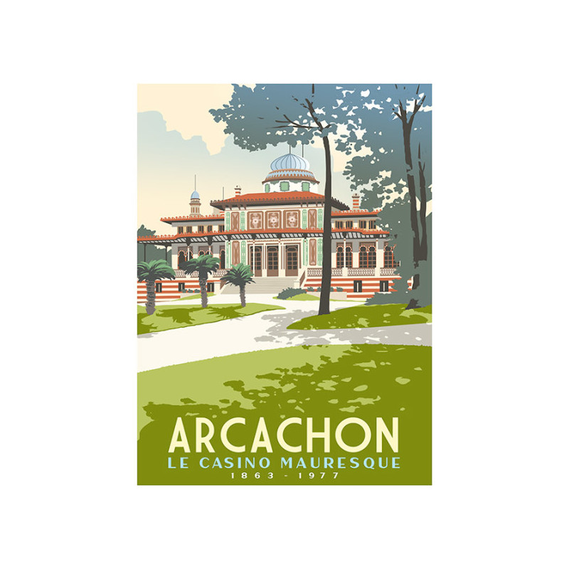 OD043 - Arcachon - Le casino Mauresque