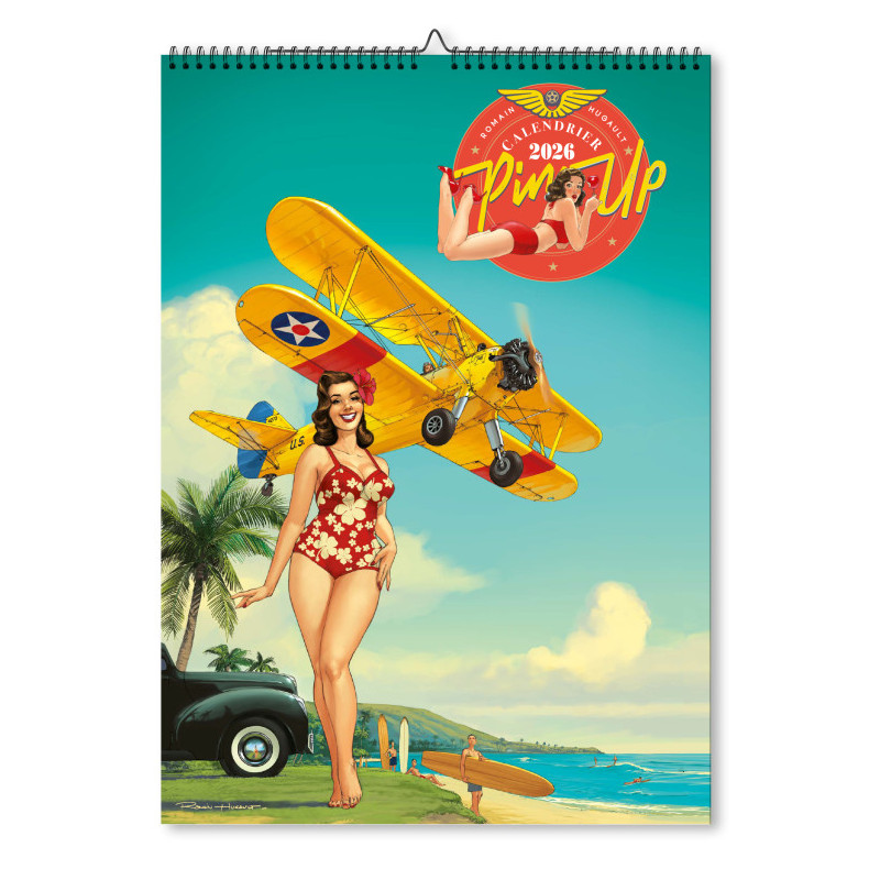 CALENDRIER - ROMAIN HUGAULT PIN-UP 2026