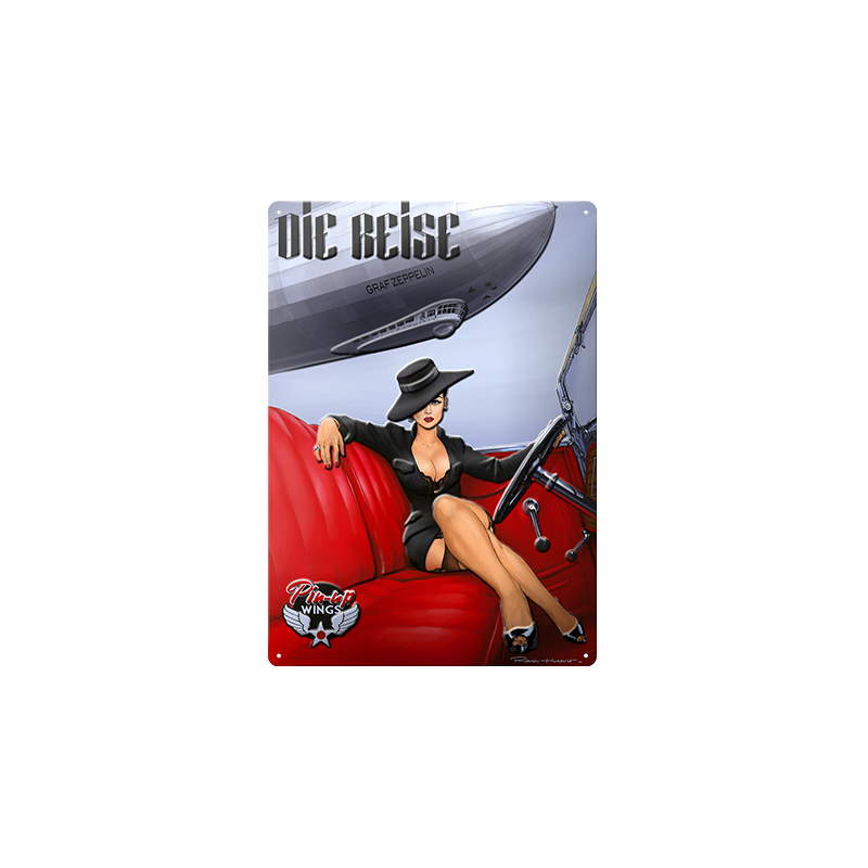 RH_PLA_07 - PLAQUE METALLIQUE - ZEPPELIN