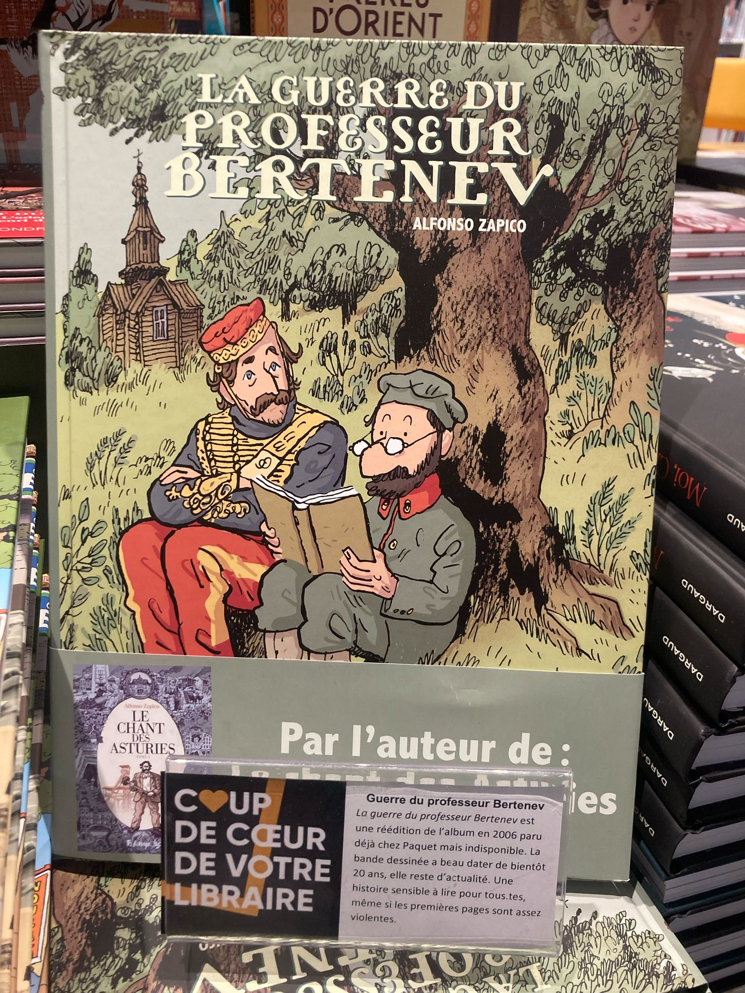 La guerre du Professeur Bertenev d'Alfonso Zapico - Coup de coeur de la Fnac de Lausanne