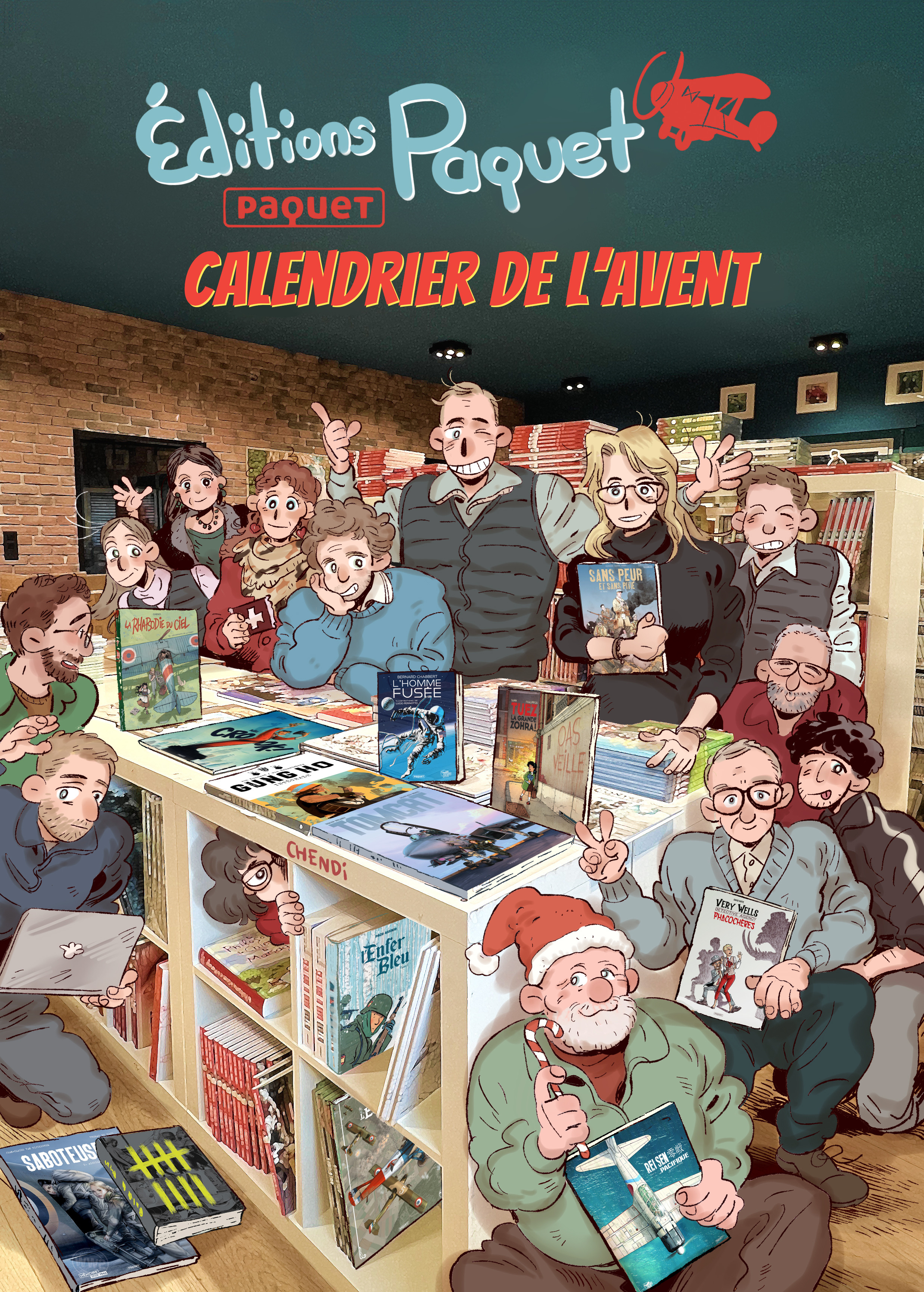 Calendrier de l'Avent des Editions Paquet